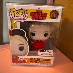 Funko Pop Harley Quinn Red and Black Figure